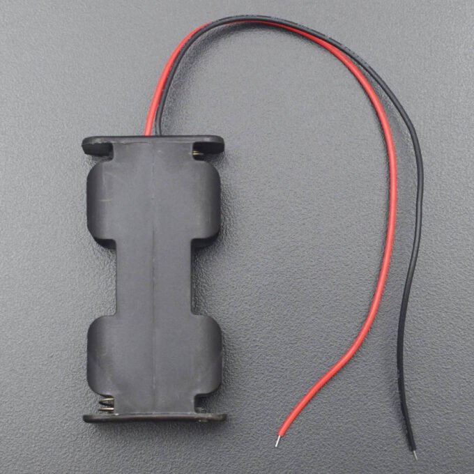 2 x AA Battery Back To Back Holder Case - Image 4