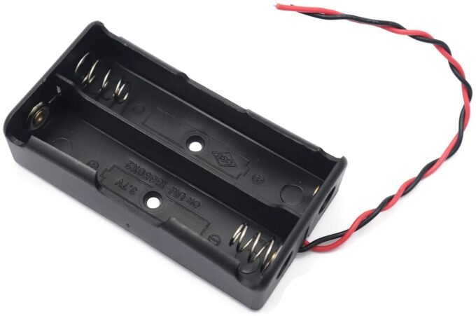 2 x AA Battery Back To Back Holder Case - Image 3
