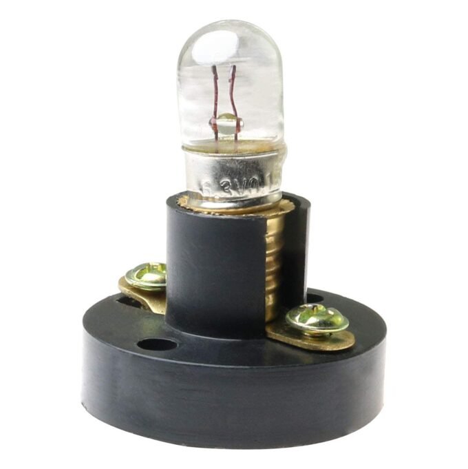 E10 Plastic Bulb Holders for Miniature Lamp Type 1: with Metal Screw Base - Image 4