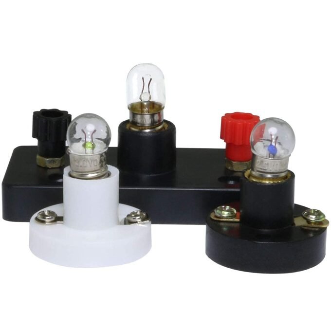 E10 Plastic Bulb Holders for Miniature Lamp Type 1: with Metal Screw Base - Image 6