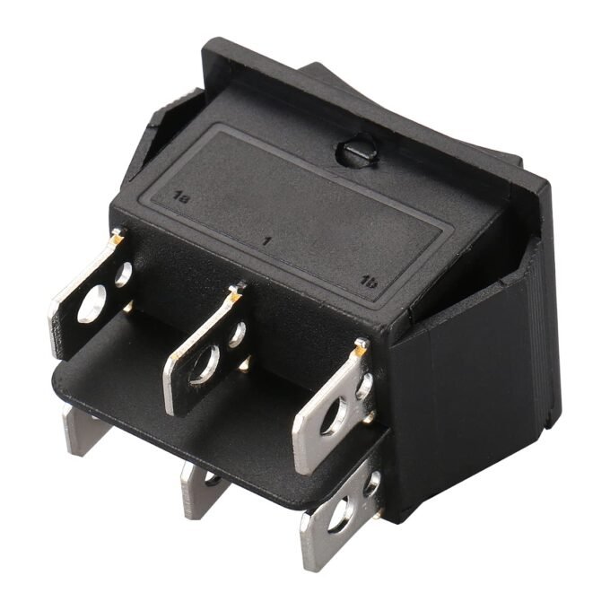 16A 250V DPDT Momentary Rocker Switch 6 Leg - Image 4