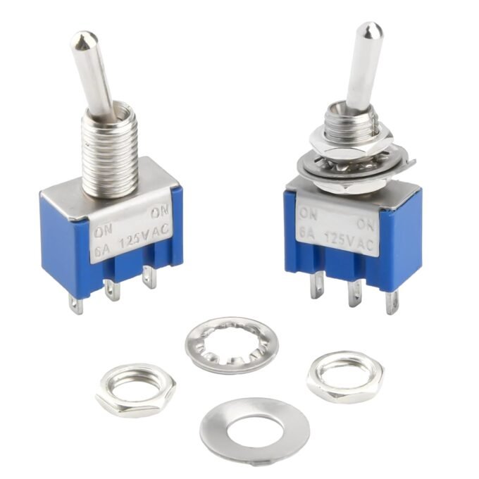 3 Pin 2 Position SPST ON-OFF Switch (Pack of 5) - Image 2