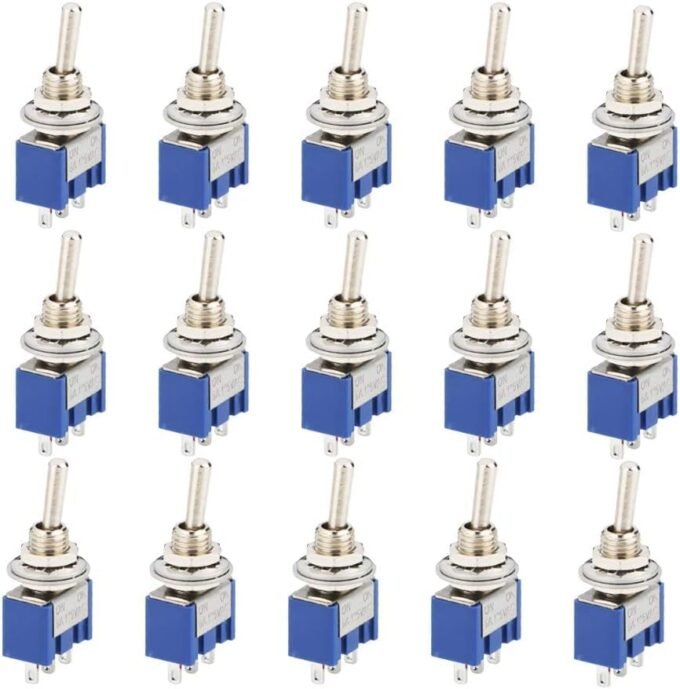 3 Pin 2 Position SPST ON-OFF Switch (Pack of 5)