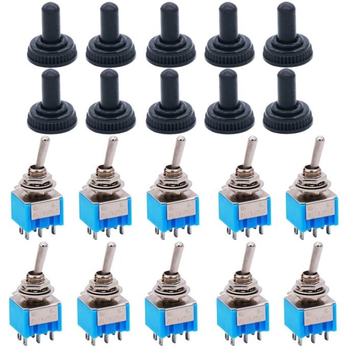 MTS-202-C4-R-Miniature Toggle Switch-6Pin(ON-ON)