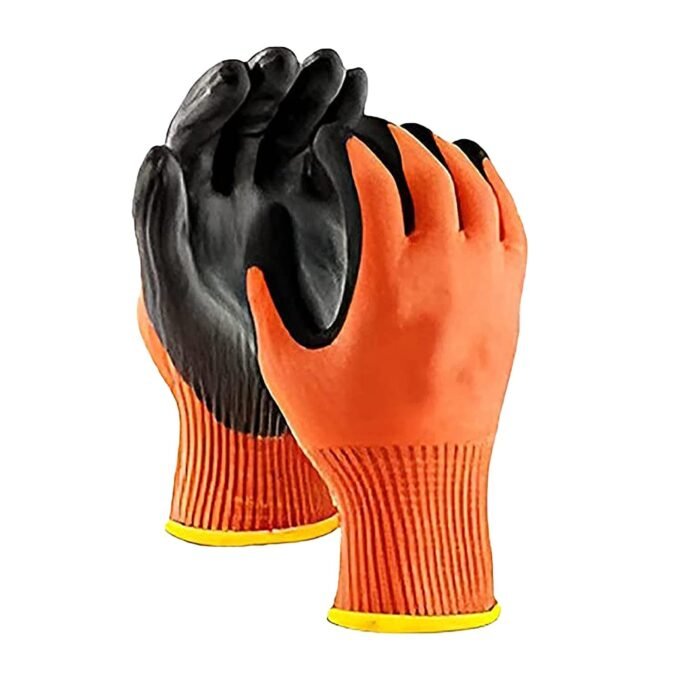 Robustt Nylon Nitrile Coated Industrial Safety Hand Gloves(Pack of 1)