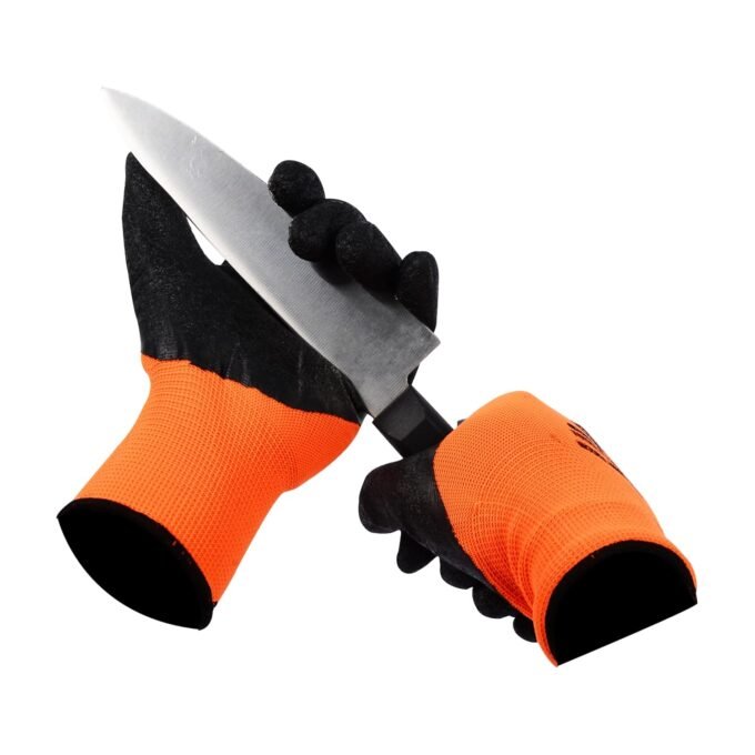 Robustt Nylon Nitrile Coated Industrial Safety Hand Gloves(Pack of 1) - Image 3