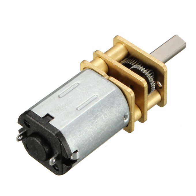 SP Electron N20 Miniature Gear Motor 3V 5V 6V 9V DC Gear Motors Metal Gear - Image 2