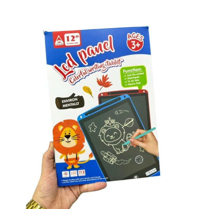 LCD panel colorful writing tablet (12" screen size)